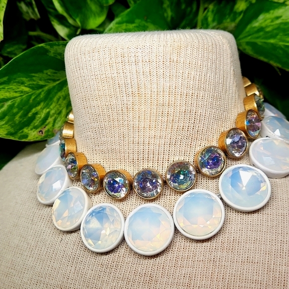 J. Crew Brulee Iridescent Infinity Necklace (#2) - Picture 4 of 8